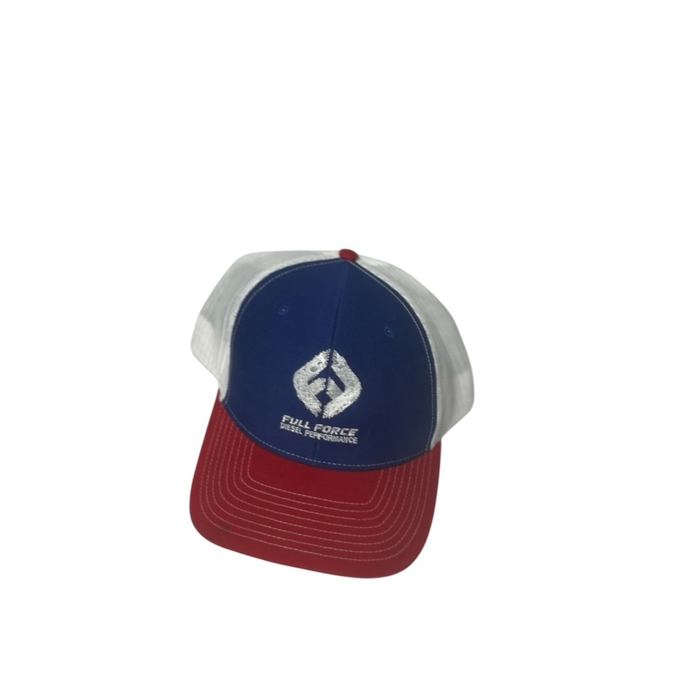 Full Force Blue and Red Trucker Hat
